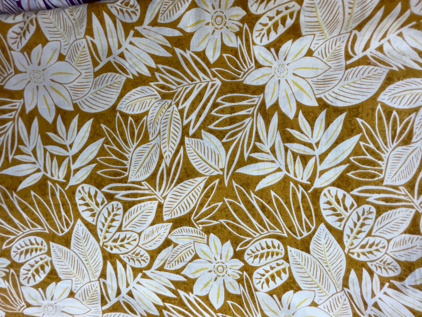 Short Kurti Mustard Golden White